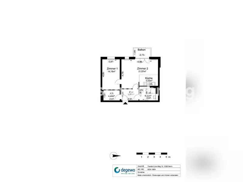 Tauschwohnung: 60 m² Wohnung in Berlin, Neukölln, 2.5 Zimmer — photo 1